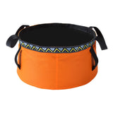 Maxbell Foldable Sink Wash Basin Washbasin Bucket Camping Water Pot Bag 12L Orange - Aladdin Shoppers