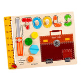 Peg Puzzles Learning Toys Wooden Busy Board for Boy and Girls Preschool Gift Tool Busy Board