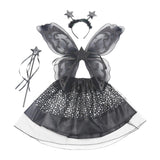 Maxbell Tutu Skirt Set Cosplay Wing Rod for Stage Performance Holiday Birthday Party
