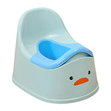 Maxbell Training Toilet Splash Guard Duck Potty Chair for Kids Girls Boys Blue