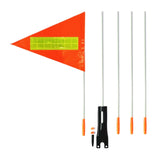 Maxbell Bike Safety Flag with Pole Tent for Safety for Chairwheels Golf Cart Outdoor 30cm
