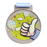 Maxbell Kids Award Medal Decor Team Participation Trophy for Games Gifts Party Favor Gray
