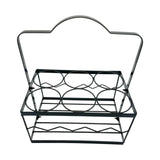 Maxbell Portable Beer Carrier 6 Bottles Drink Organizer Beer Holder for Picnic Party Black