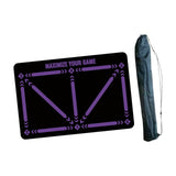 Maxbell Football Footstep Training Mat Carpet Football Training Mat for Home Use Kid Purple