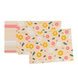 Maxbell Food Paper Sheets Oilproof Baking Paper for Fries Burger Restaurant Supplies 50PCS Floral Pattern