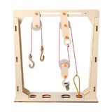 Maxbell Fixed and Movable Pulleys Sturdy Physics Experiment for Home School Students