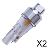 Maxbell 2xAir Filter In-line Moisture Water Trap 1/8" Fittings Hose for Airbrush