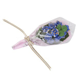 Maxbell 1/12 Dollhouse Miniature Clay Blue Rose Flower Bouquet