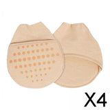 Maxbell 4x2x Cotton Women Cotton Toe Pads Pain Relief for High Heels Cushion Yellow