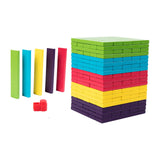 Maxbell 100Pcs Wooden Blocks Stacking Game Board Games for New Year Festival Parties