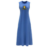 Maxbell Maxbell Women's Summer Dress Spring Soft Sleeveless Maxi Dress for Work Dating Party XL