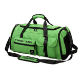 Maxbell Gym Bag with Shoe Compartment Portable Travel Duffle Bag for Trips Gym Beach Light Green