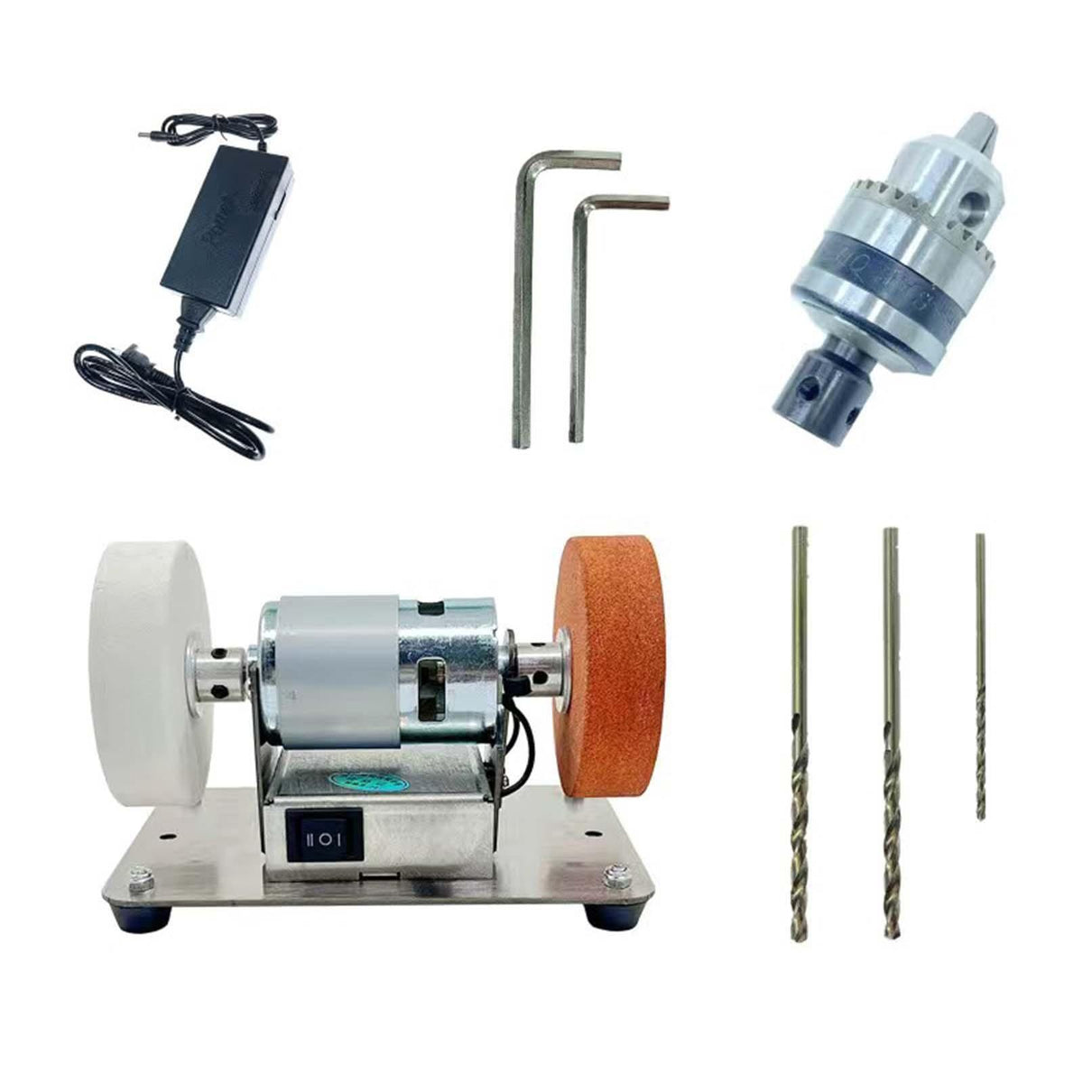 Maxbell Mini Belt Sander Mini Bench Belt Grinder for Making Sharpening Metal Working