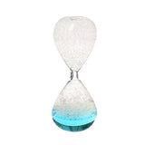 Maxbell 2xBubble Singing Hourglass Handmade Sand Timer Birthday Present for Lover Kids blue