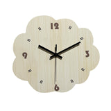 Wall Clock Modern Housewarming Gift Non Ticking for Living Room Hotel Office Irregular Shape