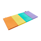 Folding Exercise Mat Workout Home for Women Pilates Mat Aerobics Balance Pad Four Fold Mat