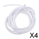 Maxbell 4x 4mm Elastic Bungee Rope Shock Cord Tie Down Boats Trailers 2m White