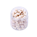 Maxbell 50 Pcs Wood Push Pins Decorative Modern Wooden Thumb Tacks with 1 Piece Storage Bottle - Aladdin Shoppers
