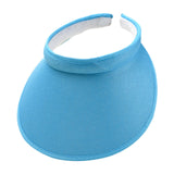 Maxbell Sun Visor Hat Comfortable Lightweight Clip on Visor for Tennis Beach Cycling Bright Blue