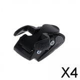 Maxbell 4xInline Roller Skate Spider Buckle Mounting for Skiing Ice Skates Accessories black