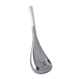 Maxbell Stainless Steel Ice Globe for Face & Eyes Practical Ergonomic Cooling Globes White Handle 1pc