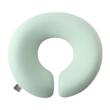 Maxbell Face Down Pillow Ergonomic Comfortable Face Cushion for Desk Office Airplane Light Green