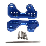 Maxbell Motorcycle Foot Pegs Supports Rearsets Footpegs for Yamaha Yzf R25 MT25 Blue