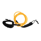 Maxbell Maxbell 7mm 6ft Surfboard Leash Leg Rope Double Stainless Steel Swivels Yellow