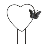 Maxbell Heart Shaped Plant Trellis Decorative Indoor for Flower Potted Plants Pothos Black