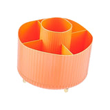 Maxbell Makeup Organizer Make up Holder Display Stand for Desktop Countertop Bedroom Orange