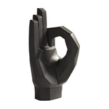 Maxbell Hand Statue Abstract Art Finger Sculpture Decor for Shelf TV Cabinet Bedroom Style A