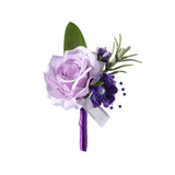 Maxbell Artificial Flowers Boutonniere Suit Decorations for Centerpieces Anniversary