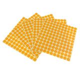 Maxbell Maxbell 5 Sheets Essential Oil Bottle Cap Stickers Self Adhesive Labels Round Orange