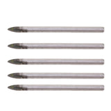 Maxbell 2pcs Triangular Drill Bits Set Tiles Ceramic Glass  Opener 6mm& 8mm