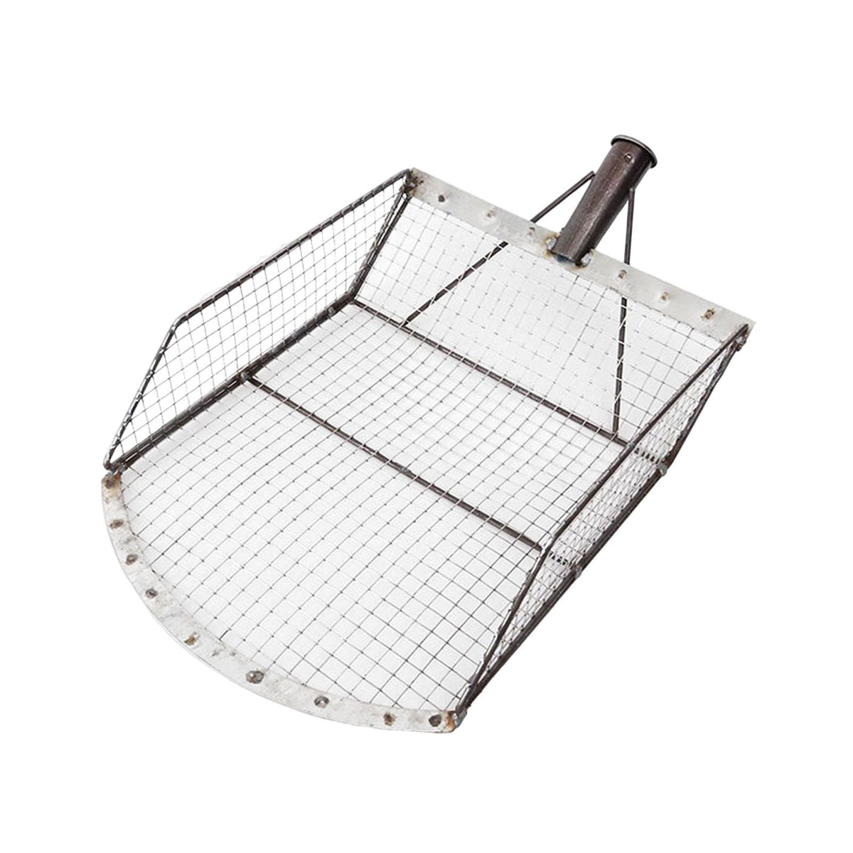 Maxbell Filter Screen Soil Shovel Dustpan Sieve Soil Shovel for Hourglass Soil Dates Style A