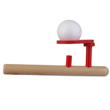 Maxbell Maxbell Classic Wooden Games Floating Ball Blow Pipe & Balls Blowing Toys