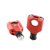 Maxbell Motorcycle Handlebar Risers Easy Installation Accessories Repair Parts Mount Red