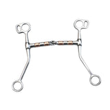 Maxbell Stainless Steel Snaffle Bit Easy to Use Equestrian Supplies for Horse Riding