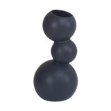 Maxbell Ceramic Flower Vase Modern Elegant Artistic Vase for Dinner Table Party Desk S black