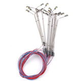 Maxbell 4xModel Street Lights LED Dual Lamppost 1:150 Scale 9cm 10pcs