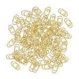 Maxbell 100 Pieces Paper Clips Notes Classified Clips for Personal Documents Journal Gold