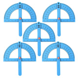 Maxbell 5Pcs Wood Angle Ruler DIY Kit Math Learning for Homeschooling Children Kids