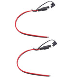 Maxbell 2Pieces 14AWG Solar Battery SAE Harness DIY Extension Line Connector Cable