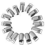 Maxbell Maxbell 20x Metal Pacifier Suspender Clips Holder Crafts w Single Plastic Insert 1cm