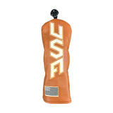 Maxbell Golf Club Cover Anti Scratch Equipment for Women Portable Protection M Khaki White Text