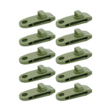 Maxbell 10x Tarp Clips Heavy Duty Boat Canopies Tarps Portable Fasteners Tent Clamps Green