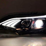 light-emitting diode Headlight Assembly, Compatible with design s 2014-2018, Flowing Turn marker, DRL Benz Style Xenon 1pc