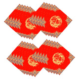 Chinese Red Xuan Doufang Paper DIY Writing 2026 Chinese New Year Decorations 34cmx34cm