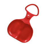 Snow Sled Portable Lightweight Sledding Equipment for Grass Outdoor Backyard Red