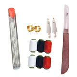 Maxbell 37Pcs Sewing Tool Set DIY Craft Kit Portable 25 Steel Pins Pins Thread
